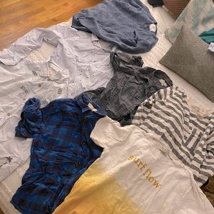 7 Zara boy shirts - size 9